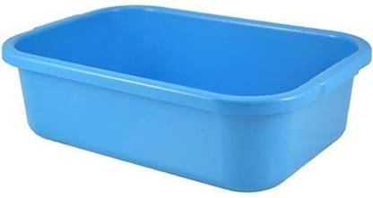 HUMBLE KART Multipurpose Plastic Big Tray, Organizer Plastic Tray,56.5 x 36.5 x 16.5 cm (RED Plastic Fruit & Vegetable Basket