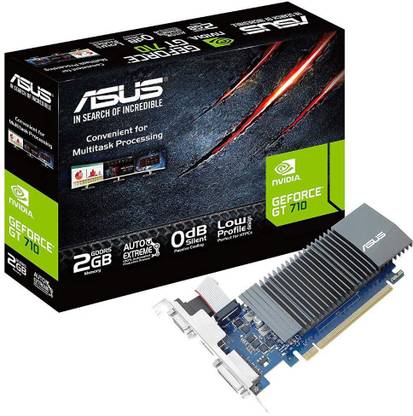ASUS Passive Cooling GDDR5 2 GB NVIDIA Chipset 64 bit 954 MHz Graphics Card