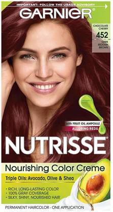 GARNIER Nutrisse Hair Color , Dark Reddish Brown Chocolate Cherry