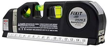 Inditrust Fixit Black Line Measurement Tool Lavrlpro 03 Non-magnetic Line Level