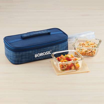 BOROSIL ICYS2IND320H 2 Containers Lunch Box
