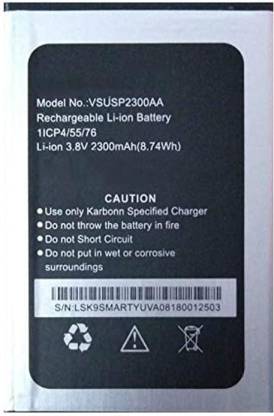 SROCK Mobile Battery For  Karbonn K9 Smart Yuva 2300 mAh