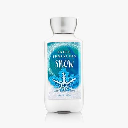 BATH & BODY WORKS FRESH SPARKLING SNOW Body Lotion