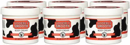 Udderly Smooth Body Cream Skin Moisturizer, 6 Count
