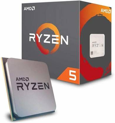 AMD Ryzen 5 2600 with Wraith Stealth Cooler (YD2600BBAFBOX) 3.4 Ghz Upto 3.9 GHz AM4 Socket 6 Cores 12 Threads 3 MB L2 16 MB L3 Desktop Processor