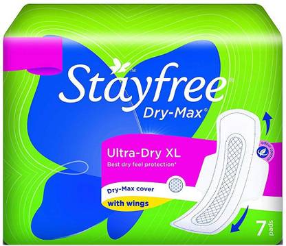 STAYFREE Ultra Dry XL 7 Sanitary Pads Sanitary Pad
