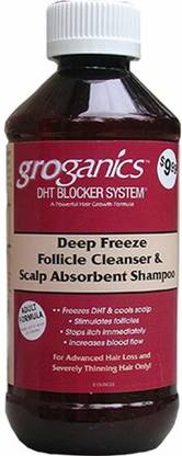 Groganics Deep Freeze Follicle Cleanser Shampoo & Scalp Abosorbent Shampoo