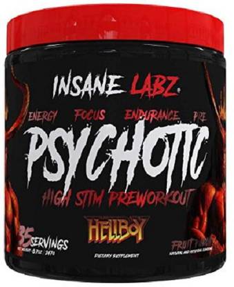 insane labz HELLBOY PSYCHOTIC PRE WORKOUT FRUIT PUNCH FLAVOUR STRONGEST PRE WORKOUT
