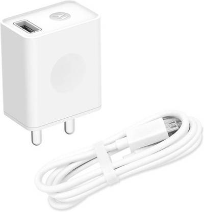 MOTOROLA 10 W 2 A Wall Charger for Mobile with Detachable Cable