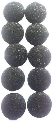 Aapal Collection Black Color Fancy Button (Pack of 10 pcs) Fabric, Metal Buttons