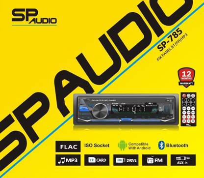 SP AUDIO SP-785 Bluetooth Wireless With Phone Caller Id Receiver Car Stereo (Single Din) Car Stereo