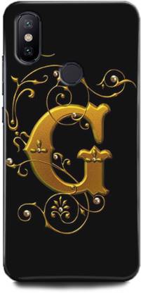 GRAFIQE Back Cover for Redmi Note 6 Pro G Name Back Cover, G Letter Symbols, Alphanate, G Letter, G Alphabet