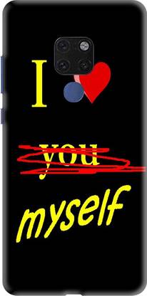 PNBEE Back Cover for Huawei Mate 20 X, EVR-L29, EVR-AL00- Quotes Print Mobile Case Cover