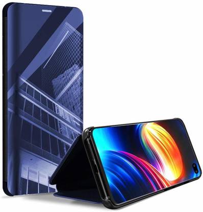 Addindia Flip Cover for Huawei P30 Pro Clear View Mirror Flip Case Cover