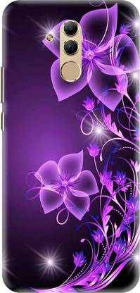 PNBEE Back Cover for Huawei Mate 20 lite, SNE-AL00, SNE-LX1, SNE-LX2- Purple Pattern Print Mobile Case Cover