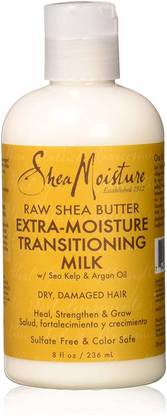 Shea Moisture Raw Shea Butter Extra-Moisture Transitioning Milk 8 Ounce