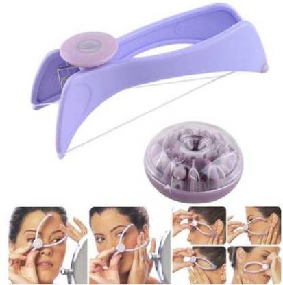 SHIVANYA Silique Face and Body Hair Removal Thread System (Blue) Eyebrow Thread (16 cm, Pack of1) Eyebrow Thread