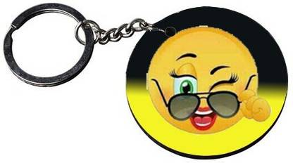 OiOD circle emoji - 67 Key Chain