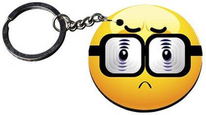 oll in one destination Circle-Cashmish Emoji Key Chain