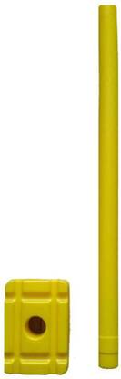 SYNDICATE Single Stump with Base 1 Wicket Plastic With Base for Cricket