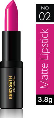 KEYA SETH AROMATHERAPY Matte Lipstick 02 Bright Fuchsia