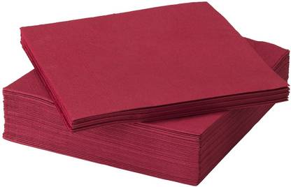 IKEA Fantastisk Dark Red Paper Napkins