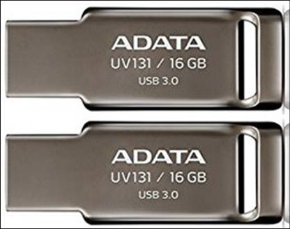 ADATA UV131 16 GB Pen Drive Compatible with Laptop, Desktop Computer USB 3.0 Metal Case