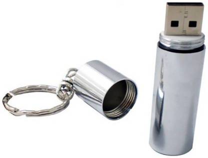 KBR PRODUCT TECHNOCRAFT DESIGNER KEYRING HOLDER WITH HIDDEN FLASH DRIVE 4 GB Pen Drive Compatible with Audio Player, Desktop Computer, Gaming Console, Laptop, Television USB 2.0 Metal Case