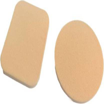 Shrungarika compact powder or cosmetics Powder Puff- Peach