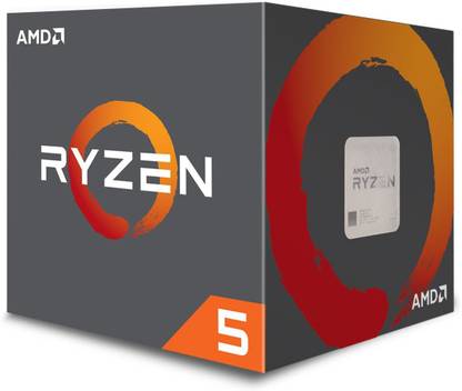 AMD Ryzen 5 1600 with Wraith Spire Cooler (YD1600BBAEBOX) 3.2 Ghz Upto 3.6 Ghz AM4 Socket 6 Cores 12 Threads 3 MB L2 16 MB L3 Desktop Processor