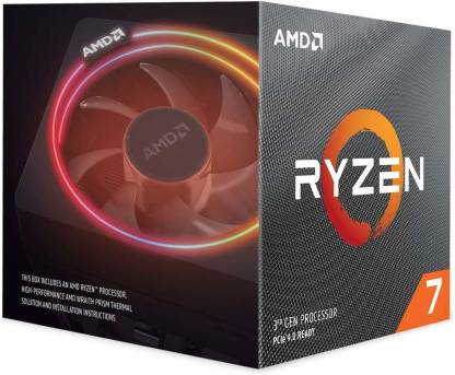 amd Ryzen 7 3800X with Wraith Prism & RGB LED Cooler (100-100000025BOX) 3.9 Ghz Upto 4.5 GHz AM4 Socket 8 Cores 16 Threads 4 MB L2 32 MB L3 Desktop Processor