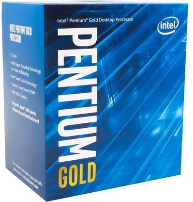 Intel Pentium Gold G5400 3.7 GHz Upto 5 GHz LGA 1151 Socket 2 Cores 16 Threads Laptop, Desktop Processor