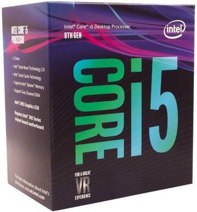 Intel Core i5-8400 2.8 GHz Upto 5 GHz LGA 1151 Socket 1 Cores 16 Threads Laptop, Desktop Processor