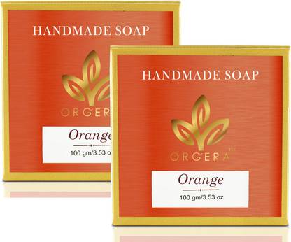 Org'era handmade sugar soap orange