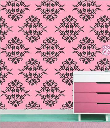 YMS Size:- 16" X 24" Enclaving Boundary Art Wall Stencil