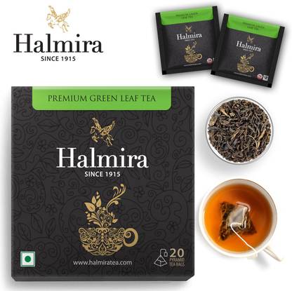 Halmira Tea Premium Green Leaf Green Tea Box