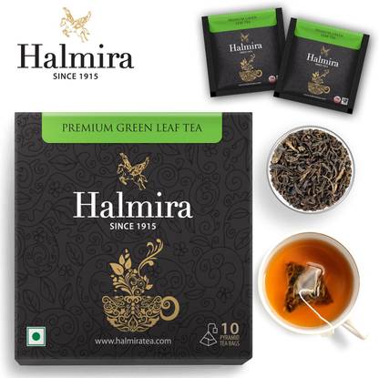 Halmira Tea Premium Green Leaf Green Tea Box