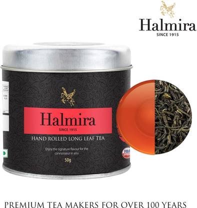 Halmira Tea Hand Rolled Long Leaf Tea Tin