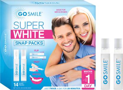 Go Smile Super White Snap Packs Teeth Whitening liquid