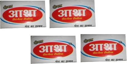 Aasha Detergent Tikia 300 g ( Pack Of 4 ) Detergent Bar