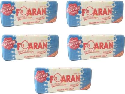 foaran Washing Soap 250G x 4 Pcs (Pack of 5) Detergent Bar
