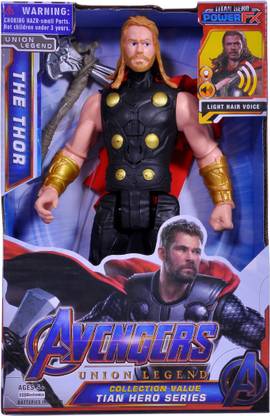 Toyvala Marvel Avengers Endgame Titan Hero Series, THOR The Super Hero Action Figure Toy with Titan Hero Power
