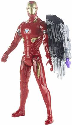 Mt hub Endgame Titan Hero Series Iron Man Scale Super Hero Action Figure Toy with Titan Hero Power Fx Port