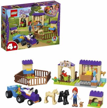 LEGO Friends Mia'S Foal Stable Building Blocks For Kids (118 Pcs) 41361