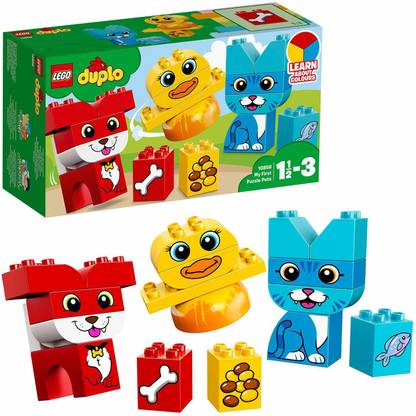 LEGO Duplo My First Puzzle Pets Building Blocks For Kids 1.5 To 3 Years (18 Pcs) 10858