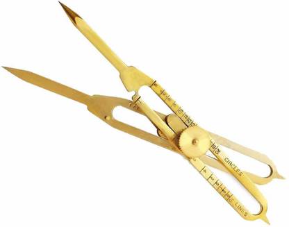 AALA Proportional divider 6 inches long in brass Drafting Compass Set