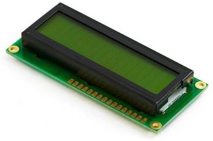 circuitcomponents 16x2 LCD (1602) Character Green Backlight Parallel LCD Display