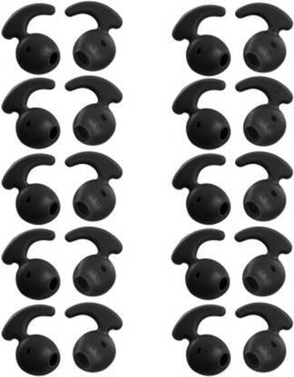 Qweezer New(20 Pieces, 10 Pair) Earbud Anti-Slip Covers Silicone Ear Tips Replacement Ear Gels Buds for Earbuds, Blue Color In The Ear Headphone Cushion