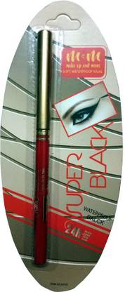 M&M Make Up And More Soft Waterproof Kajal 24H (Super Black)