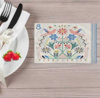 6thCross Rectangular Pack of 4 Table Placemat